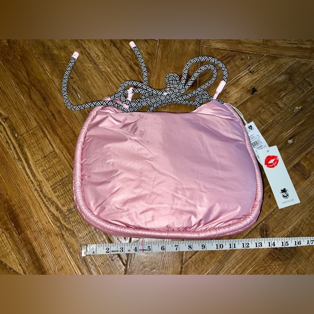 Wildfox crossbody puffer bag - Rose Clair in light pink - nwt - Picture 2 of 7